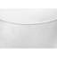 Table de bout tambour moderne en métal blanc pour décoration de salon avec finition