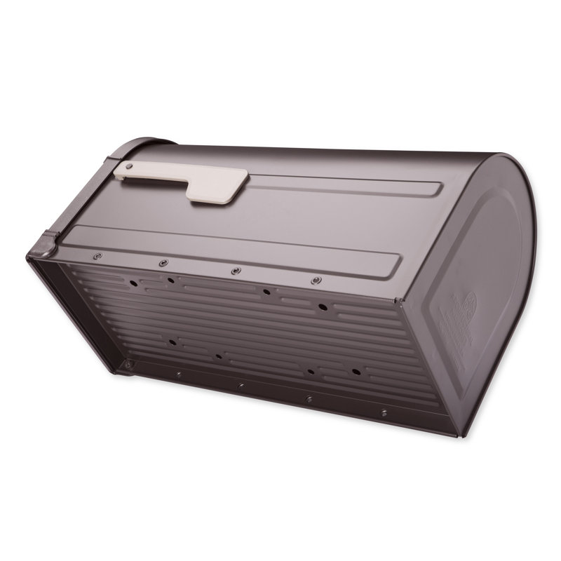 Roxbury Rubbed Bronze Aluminum Post Mount Mailbox