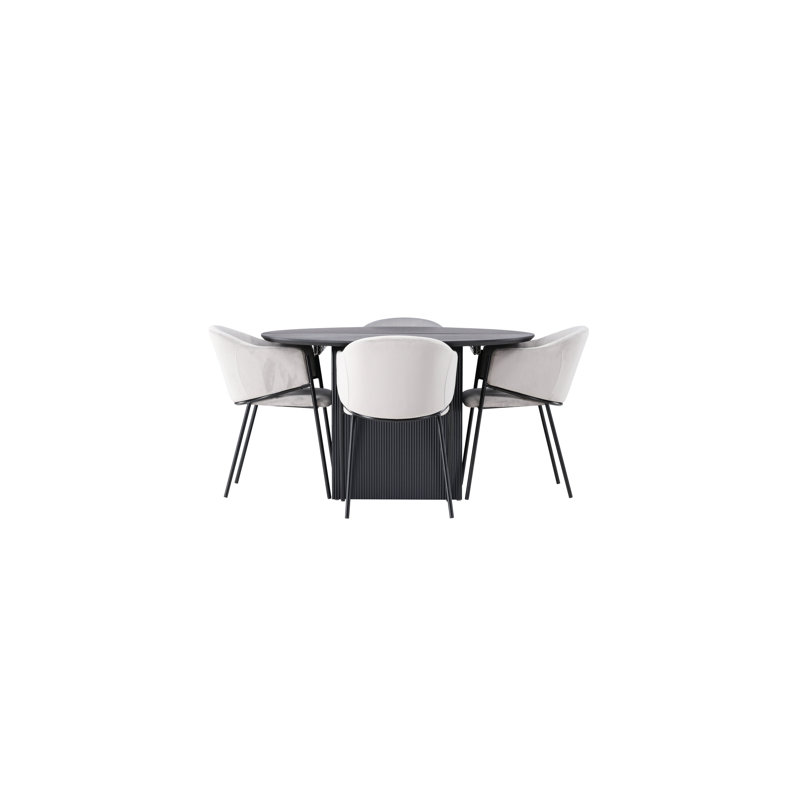 Goldenray 4 - Person Dining Set