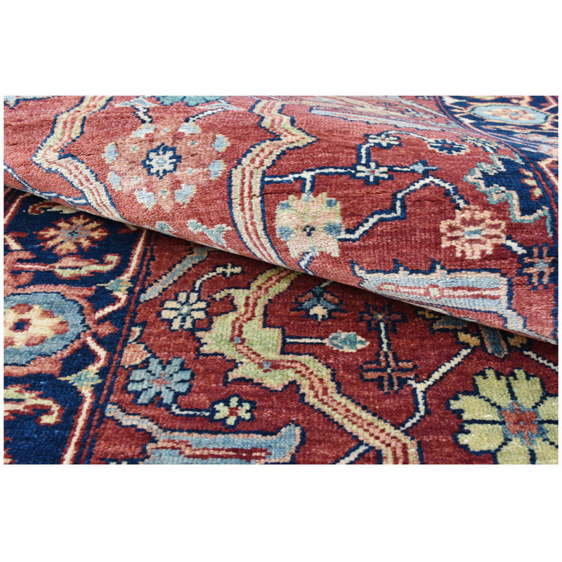 Rectangle La Oriental Handmade Hand-Knotted 8' x 10' Indoor Area Rug, Runner 2'6" x 10'