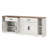 Glenford 82.7"W Large Modern Farmhouse Office Storage Cabinet With Barn Doors & Drawers, Scratch-Resistant Tree Bark Finish-648460709