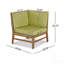 Fauteuil d'angle, vert-599126486