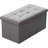 Folding Storage Ottoman Bench Cube Holds Up to 660lbs 30 inch Fabric with Memory Foam Seat
