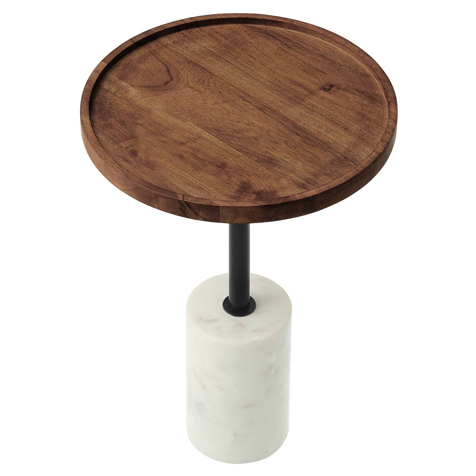 Modway Amina Solid Wood Pedestal End Table Wayfair Canada