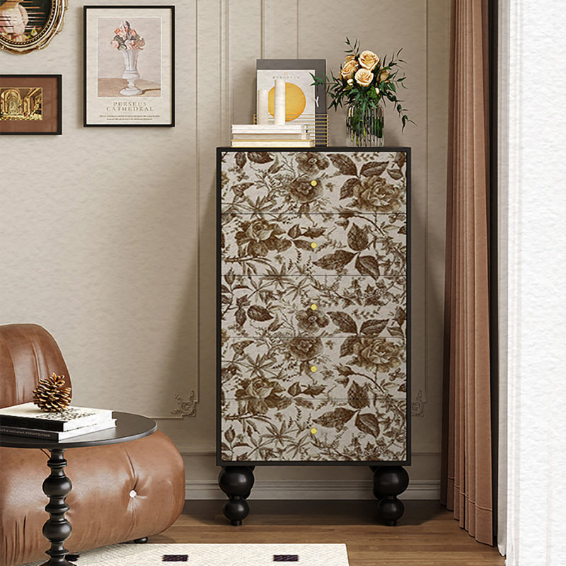 Buffet de commode 19,7 po, Noir, noir, noir, noir