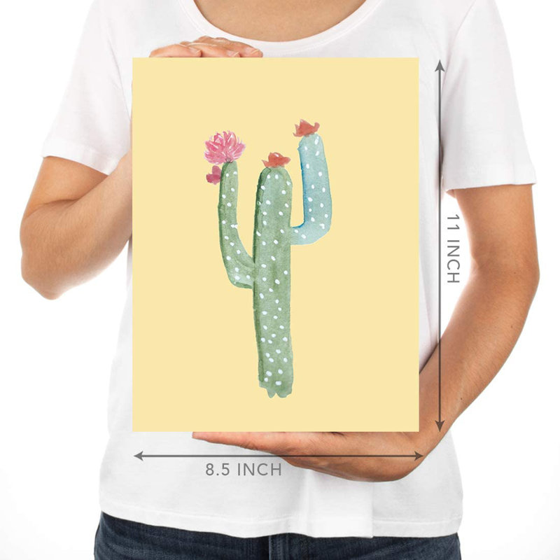 Ensemble 4 pièces de cactus floral désert Dalenna