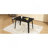 Dining Table Solid Wood Legs, Black