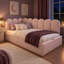 Upholstered Hydraulic Storage Bed-135695611
