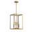 Caines 4 - Light Lantern Rectangle Pendant in Brass-1419065676