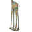 Wynn Metal Tall Giraffe Sculpture with Embossed Scrollwork