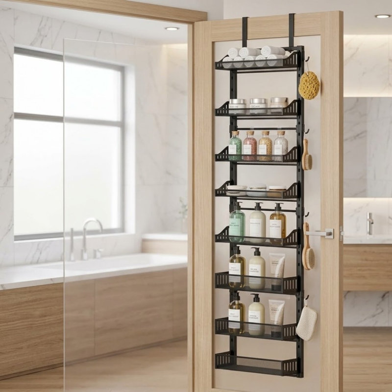 Steel Cabinet Door Organizer