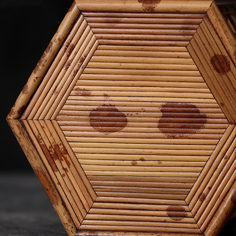 Bamboo flower frame simple double practical