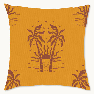 Polyester Throw Square Pillow Cover