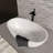 55 Inch Freestanding Solid Surface Soaking Bathtub-101995529