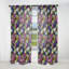 Motif tropical Lush Vineyard - rideau à motif floral - obscurcissant velours - 1 panneau-107597937