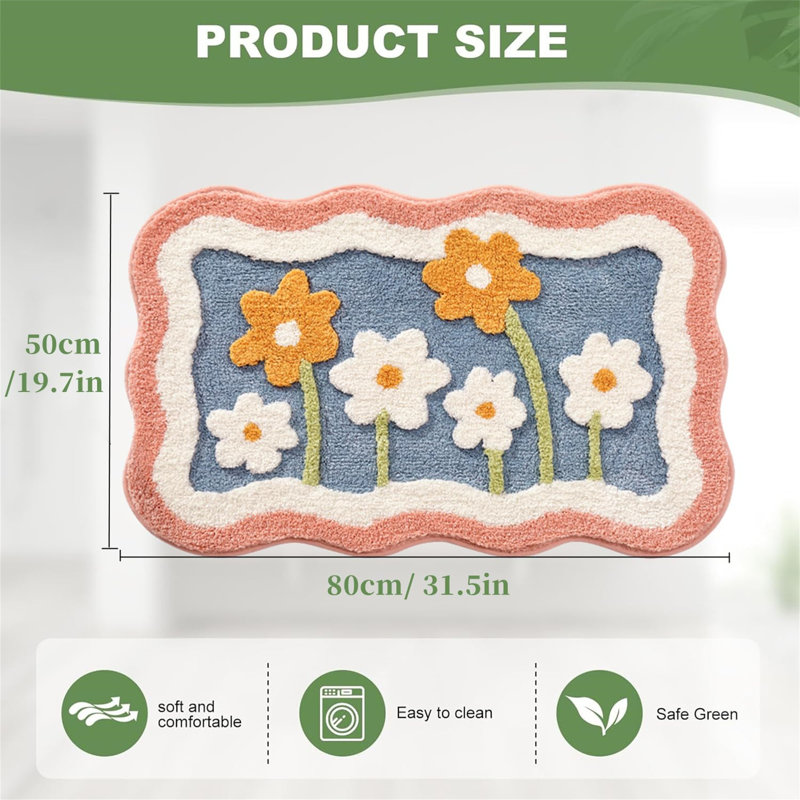 Balcom Non-Slip Bath Rug