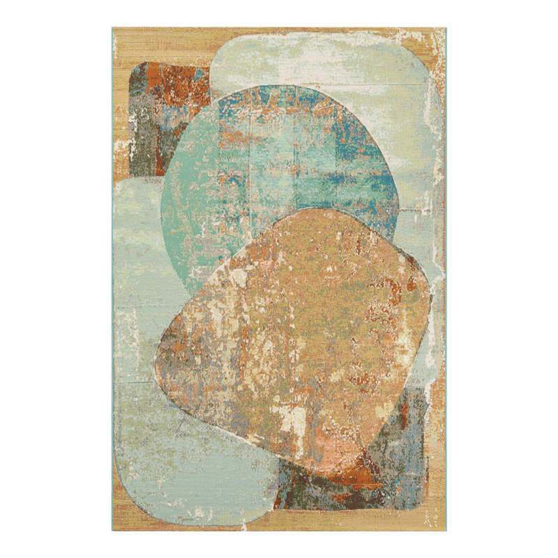 Keazia Indoor/Outdoor Area Rug, Rectangle 6'1" x 9'