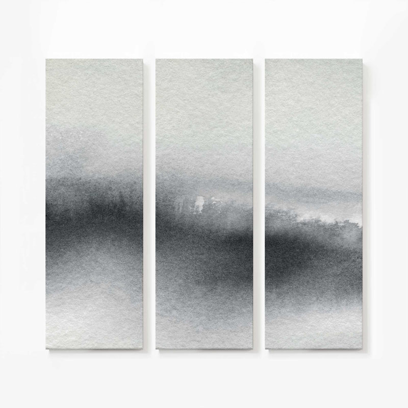 Whispering Woods v1 | Impression sur toile 3 panneaux, H 72 po x l 72 po