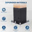 4-Pack Heavy Duty 2mm Steel Deck Post Base-1017177756