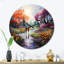 Crady - Horloge murale paysage romantique-117222841
