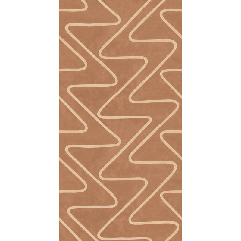 Faraway Stelvio Geometric Non-Woven Wallpaper Roll, Dusk