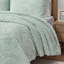 Ensembles de literie vert ultra moelleux, édredon en polyester de style moderne pour la maison