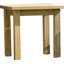 North Attleborough Square Pine and Spruce Solid Wood Outdoor Side Table - 60 cm W 60 cm D