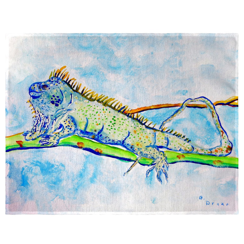 Iguana Polyester No Pattern Rectangle Placemat