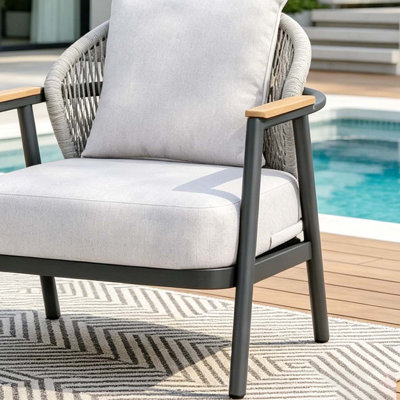 Outdoor Rope Club Chair