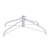 7.5FT White Slim Artificial Christmas Tree  Includes Foldable Metal Stand