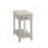 White Finish Accent Table