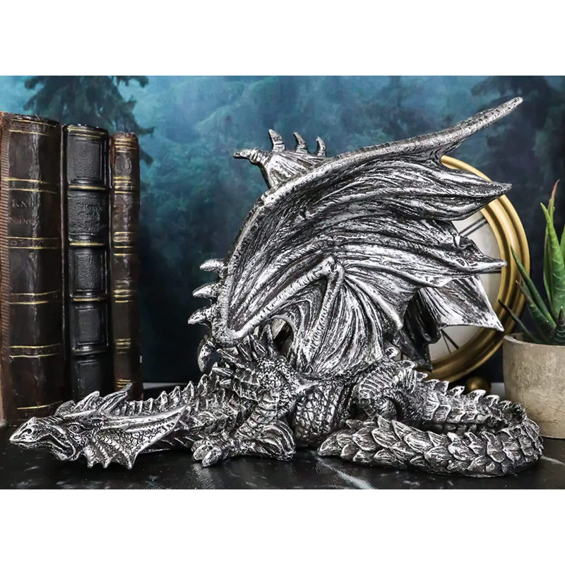 Figurine gothique sentinelle silencieuse Amarren Beowulf, Gris