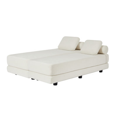 30"W Convertible Daybed - Fold Out Sleeper With Queen Size Mattress