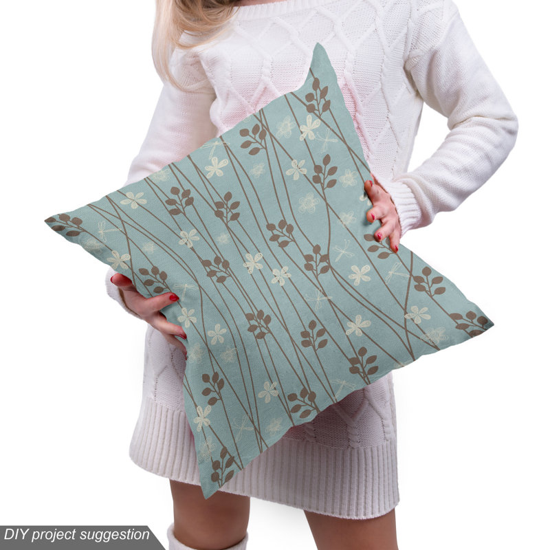 Tissu de jardin Blossoming Branches Wildflowers, l 58 po x L 180 po