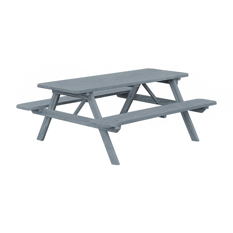 Table de pique-nique Omarion, Teinture grise