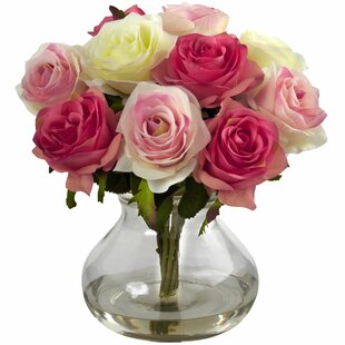 Rose Artificial Flowers - 18pc Real Touch 11.5-inch Fake Flower