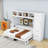 Ajae Murphy Bed with Storage Bookcase, Drawers and Wardrobe-1985748473-1987866089