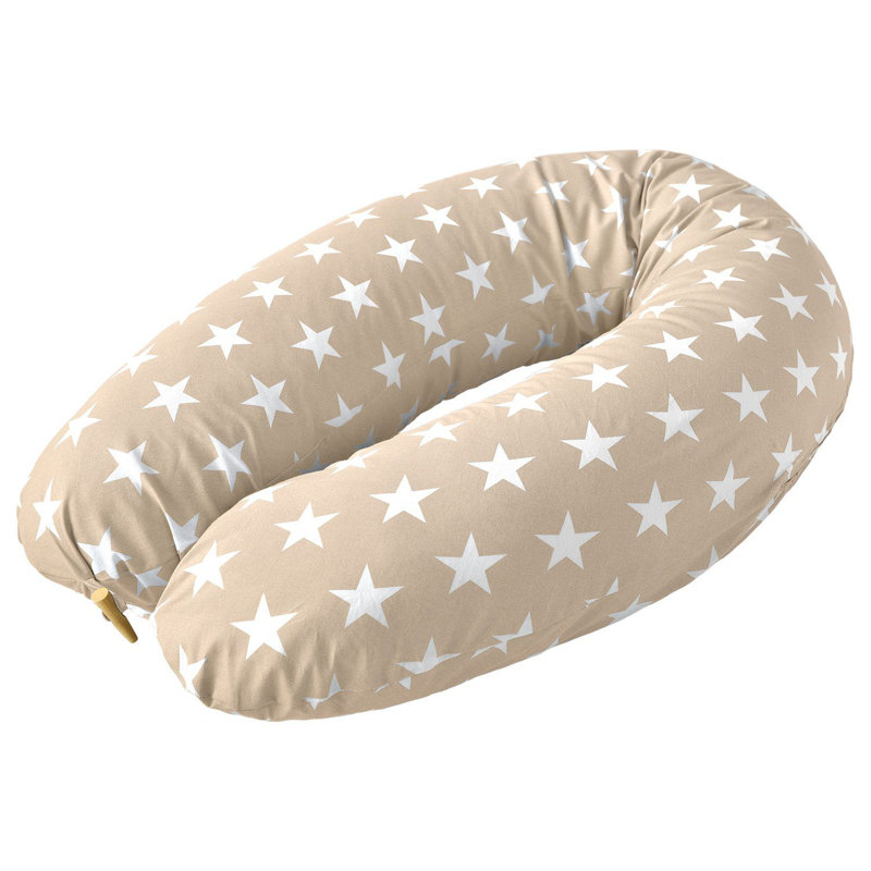 Friends Geometric Cot Pillowcase, Beige