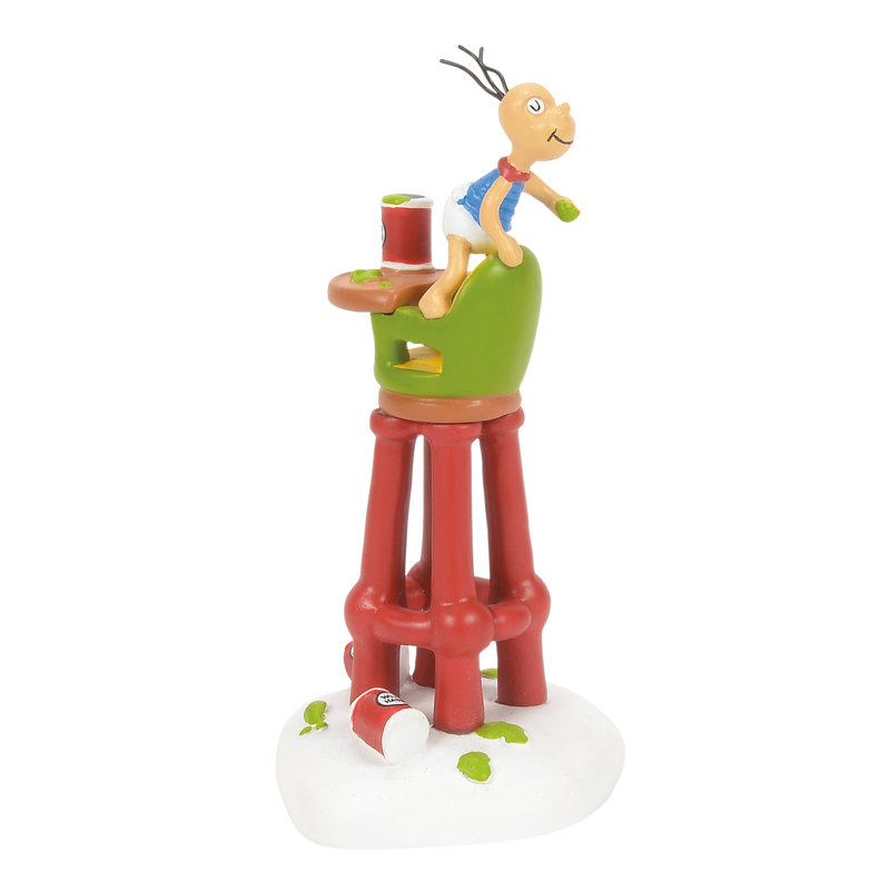 Figurine de testeur Who-Hash de département de Dr. Seuss Grinch Village