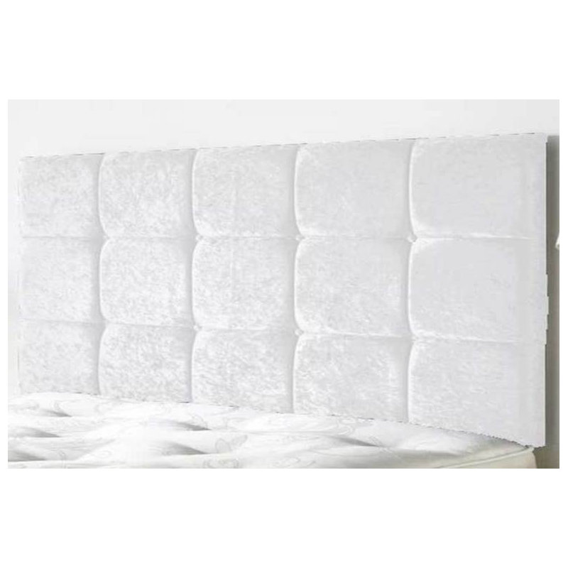 Upholstered Headboard, Single (3'), White