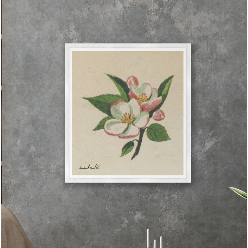 Moulton Collection " Cherry Blossom ", White Framed