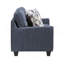Mobilier de salon contemporain en bois et chenille-489183101