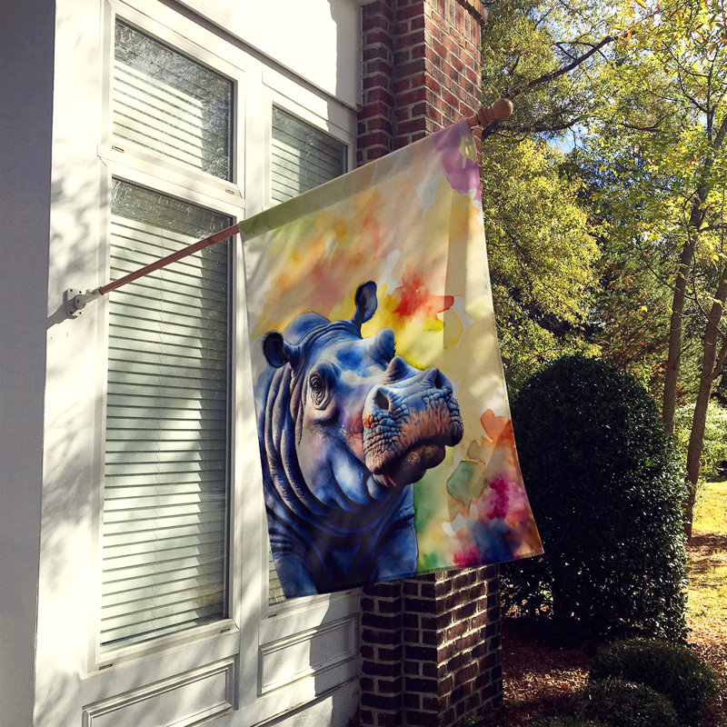 Drapeau pour animal à double face H 40 po x l 28 po