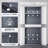 71" Lockable Heavy Duty Metal Storage Cabinet W/ Drawer&Adjustable Shelves-1494240194