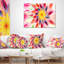 Coussin lombaire à fleurs florales danse