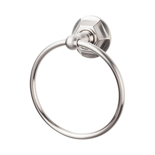 Edwardian Bath  Towel Ring, Brushed Satin Nickel