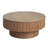 31.5" Modern Round Coffee Table With Storage Solid Wood Veneered Coffee Table Accent Tea Table-1452732521