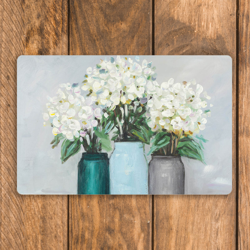 Napperon rectangulaire hortensias 11 x 17