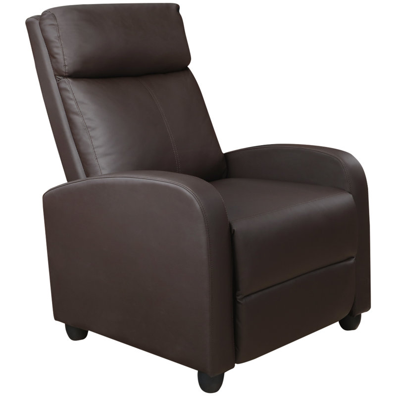 Fauteuil inclinable manuel Sykora, Brun