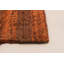 Tapisserie naturelle orange kilim 6 pi 11 po x 6 pi 8 po
